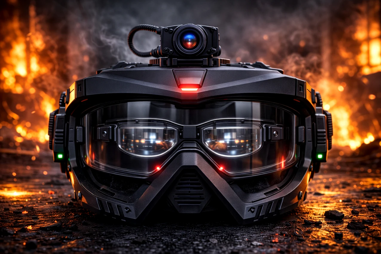 Front view of the 2/1 integrated AR system concept